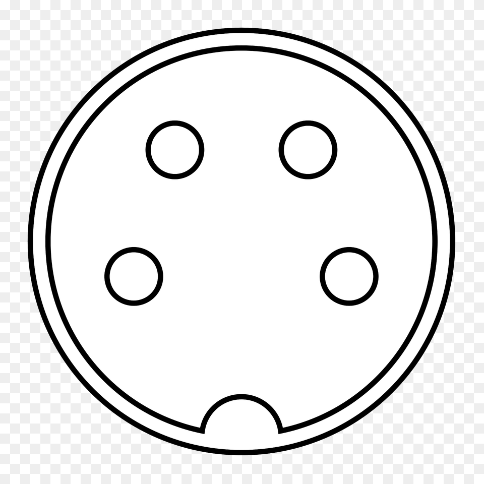 Din 4 Diagram Clipart, Disk, Hubcap Free Png