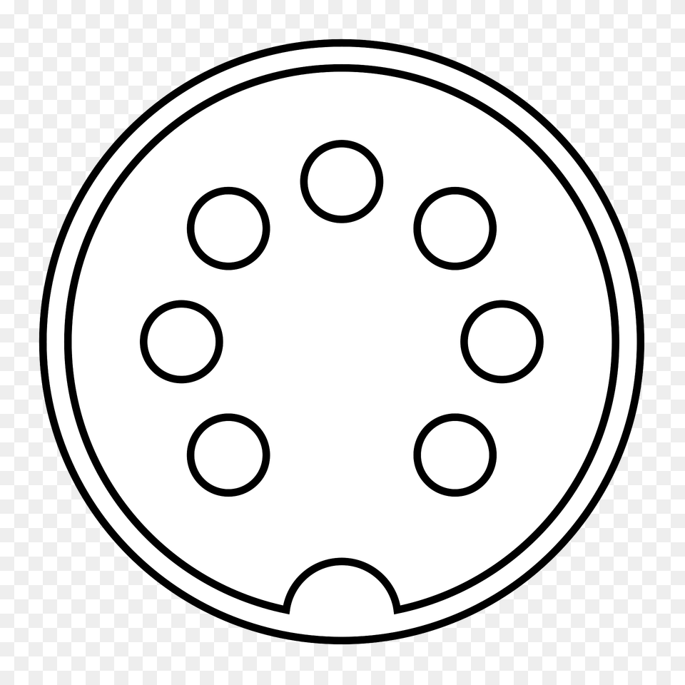 Din 7 Diagram Clipart, Hubcap, Disk Png Image