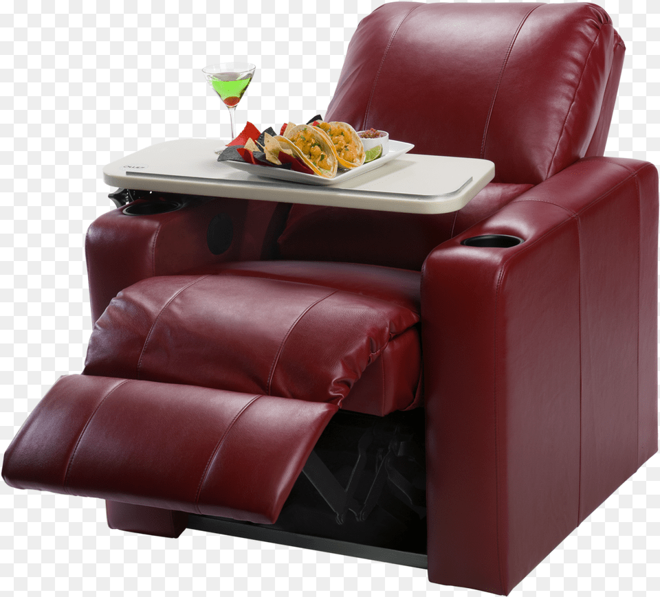 Dine Amp Recline Movie Recliner, Chair, Furniture, Armchair, Couch Png