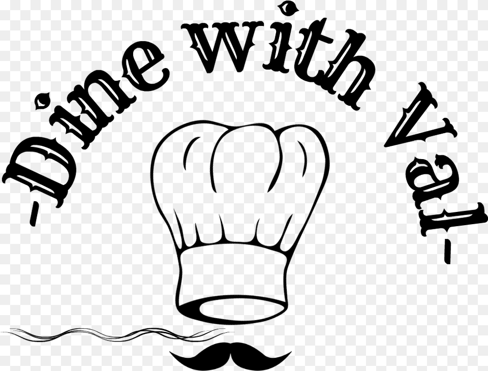 Dine With Val Chef Hat Clip Art, Gray Free Png Download