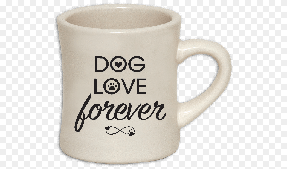 Diner Mug Dog Love Foreverclass, Cup, Beverage, Coffee, Coffee Cup Png Image