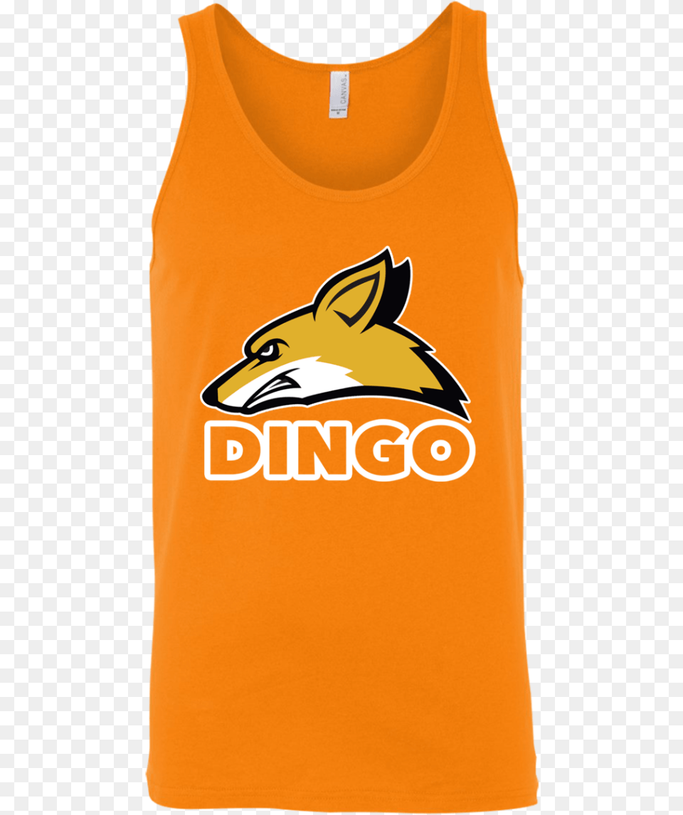 Dingo Tank Top Good Anytime T Shirt Yellow, Clothing, Tank Top, Person Png