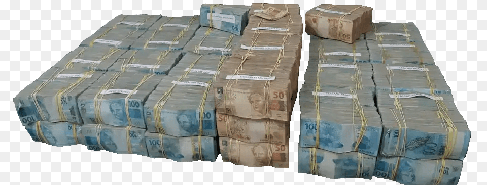 Dinheiro Real Notas Cdulas Money Freetoedit Aviao Com Dinheiro Em Alta Floresta, Box, Package, Furniture Png