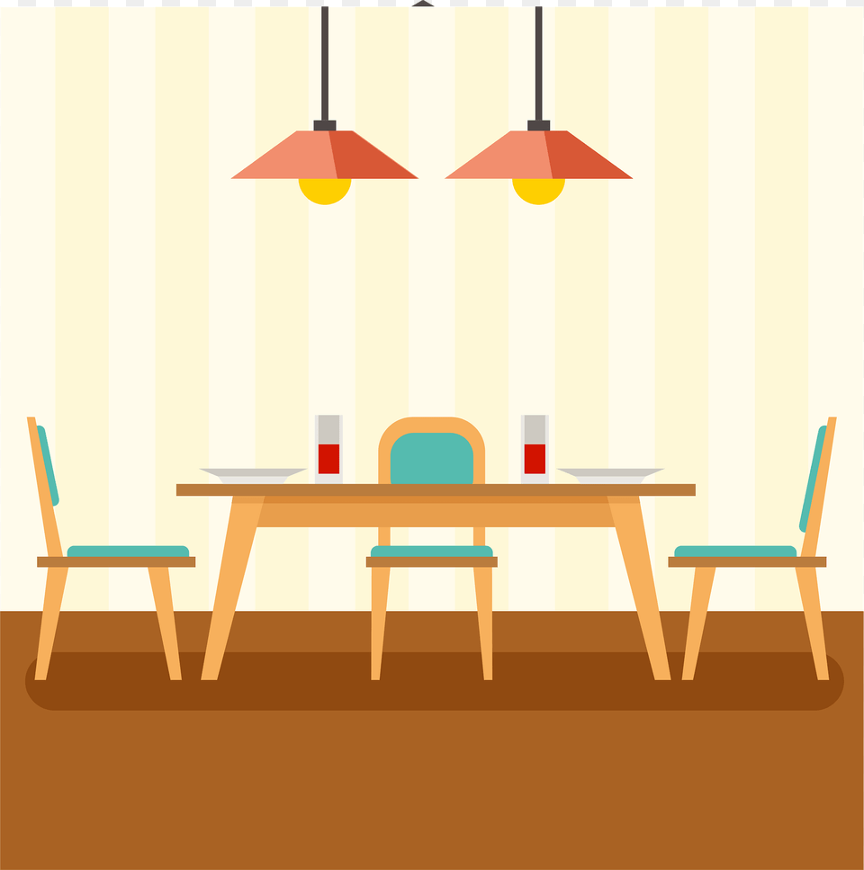 Dining Room Clipart, Architecture, Indoors, Furniture, Dining Table Free Png Download