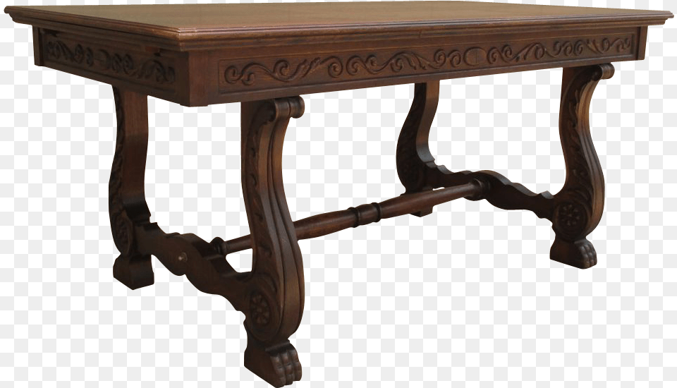 Dining Table Clipart Antique Dining Table, Coffee Table, Desk, Dining Table, Furniture Free Png Download