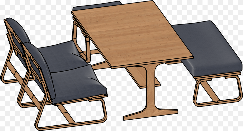 Dining Table Perspective View Clipart Dining Room, Dining Table, Furniture, Plywood, Wood Png