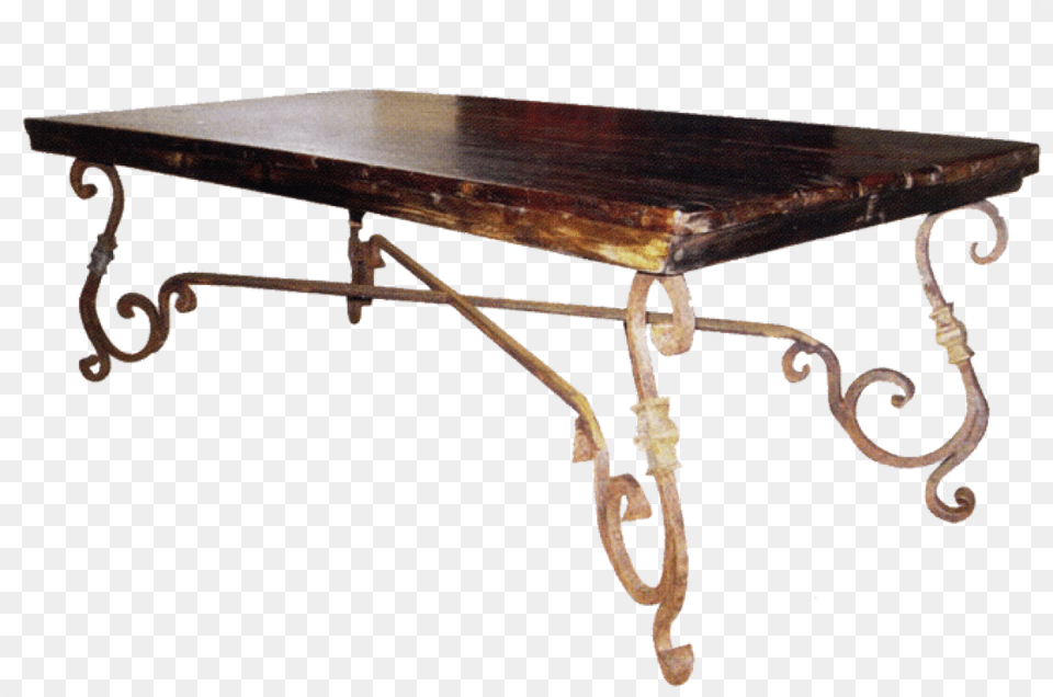 Dinner Antique Table Antique Wrought Iron Coffee Table Base, Coffee Table, Furniture, Dining Table, Desk Png Image
