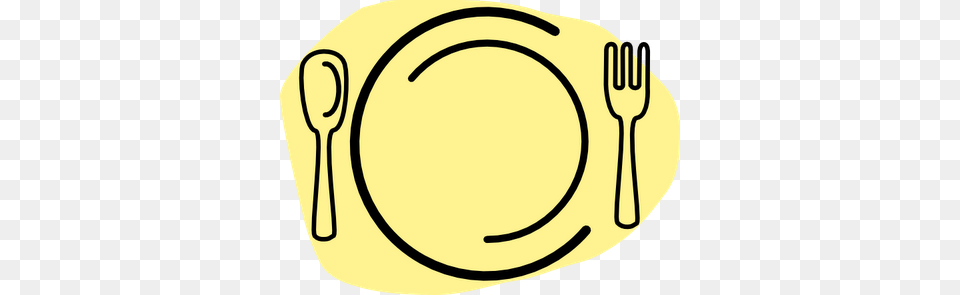 Dinner Clipart, Cutlery, Fork, Spoon, Food Png