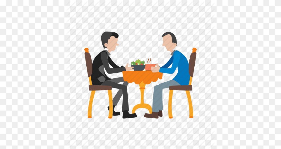 Dinner Eating Food Lunch Meal People Restaurant, Table, Conversation, Person, Furniture Png