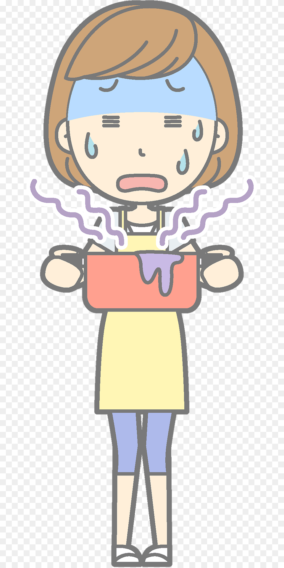 Dinner Fail Clipart, Book, Comics, Publication, Person Free Png