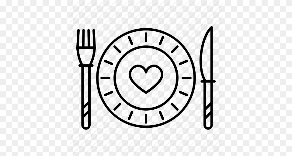 Dinner Love Plate Romantic Valentines Day Wedding Icon, Water Png Image