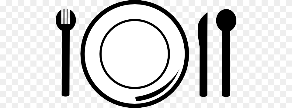 Dinner Plate Clip Art, Cutlery, Fork, Spoon Free Png