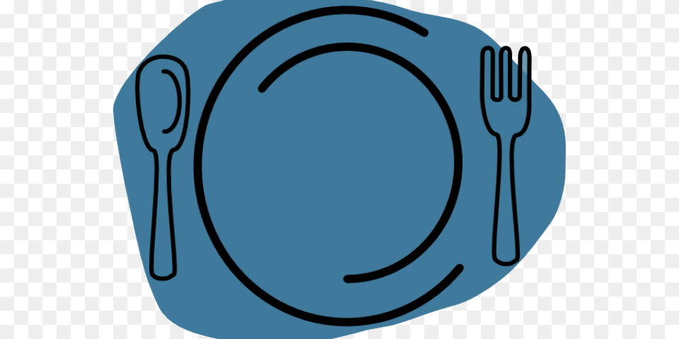 Dinner Plate Clipart, Cutlery, Fork, Food, Meal Png Image