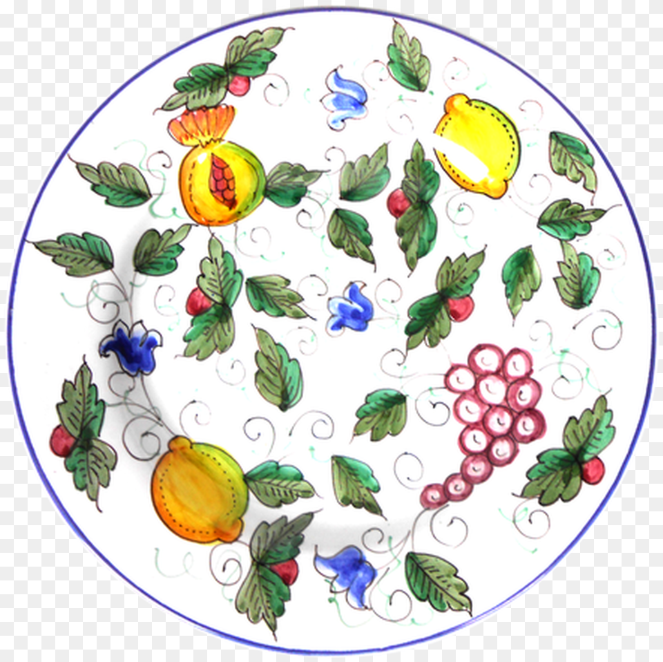 Dinner Plate Frutta Piena Circle, Art, Pottery, Porcelain, Platter Free Png Download