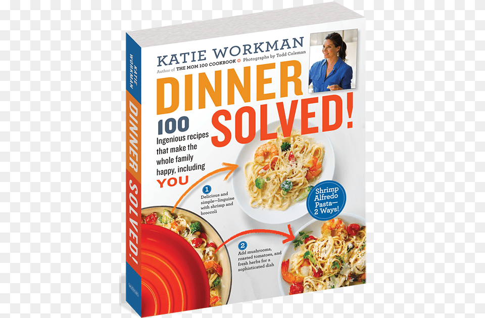 Dinner Solved 3d Large Dinner Solved 100 Ingenious Recipes That Make, Advertisement, Poster, Adult, Female Free Transparent Png