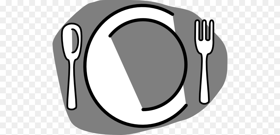 Dinner Table Setting Clipart, Cutlery, Fork Free Png