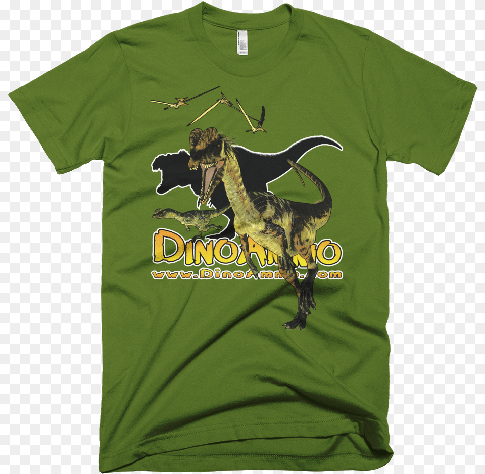 Dino Ammo Dilophosaurus Full Color Short Sleeve T Shirt Reefkeeping Shirt, Clothing, T-shirt, Animal, Dinosaur Free Png Download