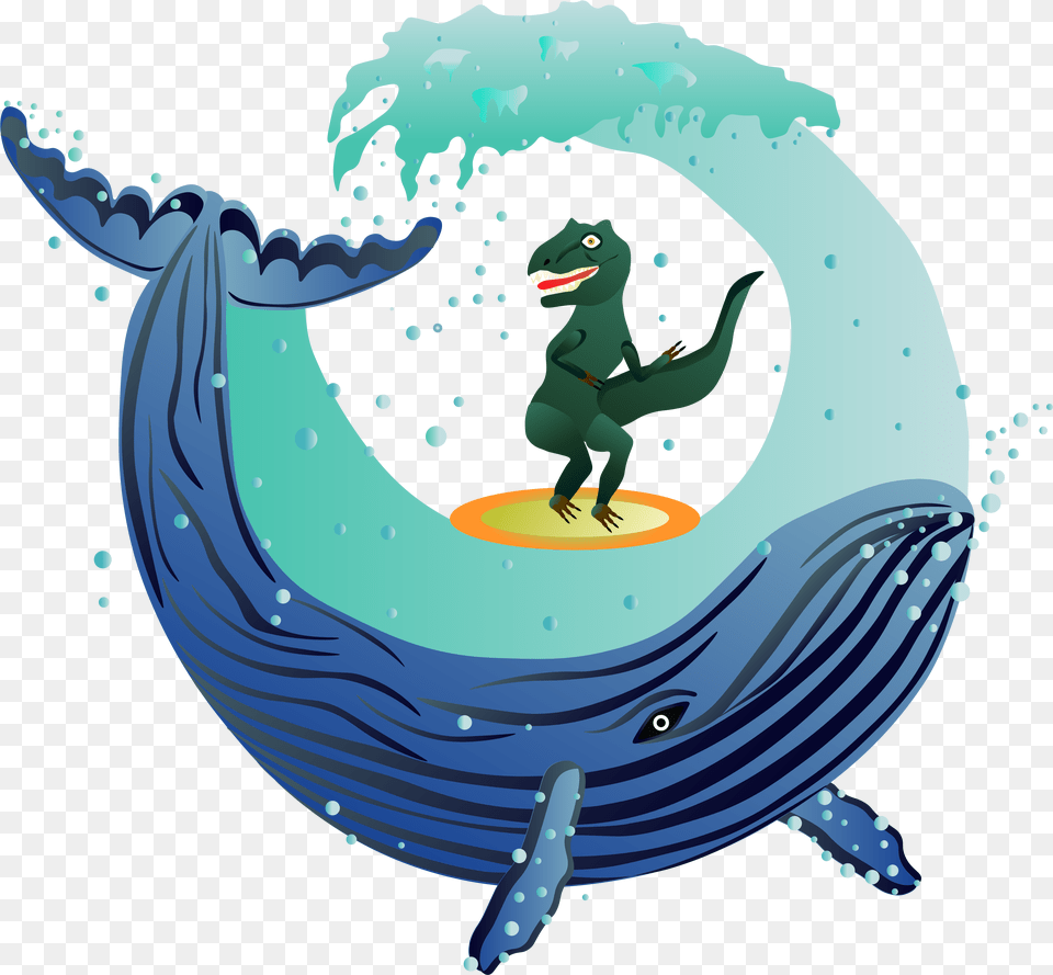 Dino And, Animal, Mammal, Sea Life, Whale Free Png