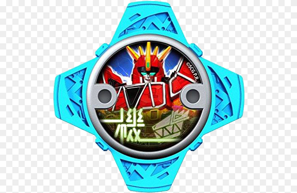 Dino Charge Megazord Ninja Power Star Zord Power Rangers Dino Charge, Wristwatch, Arm, Body Part, Person Png Image