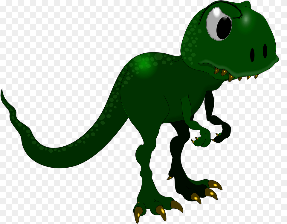 Dino Clipart, Animal, Dinosaur, Green, Reptile Free Png