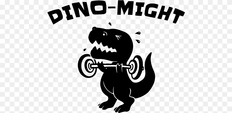 Dino Might, Gray Free Png