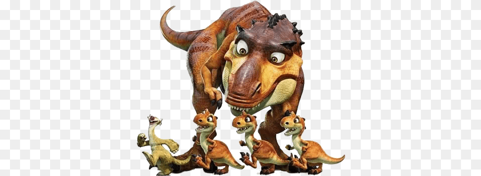 Dinofamily Ice Age Dinosaur, Animal, Reptile, T-rex Png Image