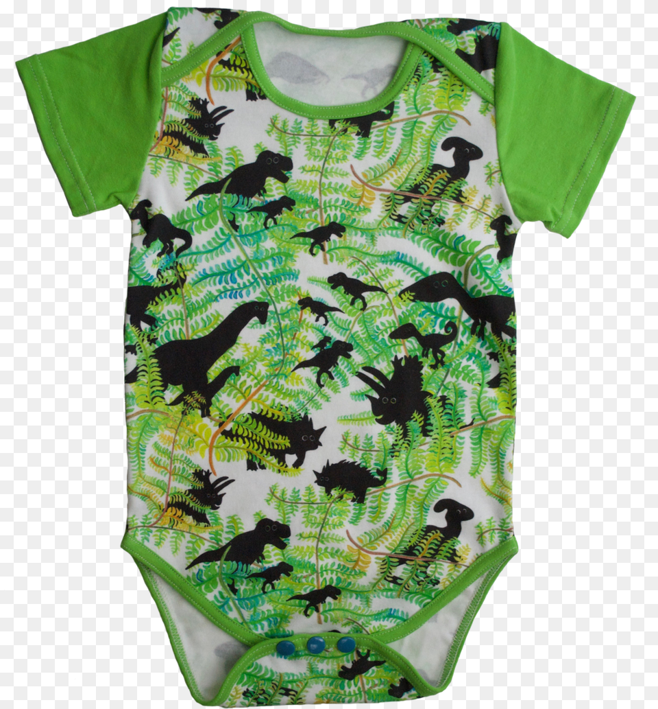 Dinosaur Baby Clothes Green Unisex Gender Neutral New, Clothing, T-shirt, Animal, Reptile Free Transparent Png