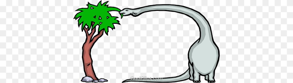 Dinosaur Background Royalty Vector Clip Art Illustration, Leaf, Plant, Tree, Animal Png Image