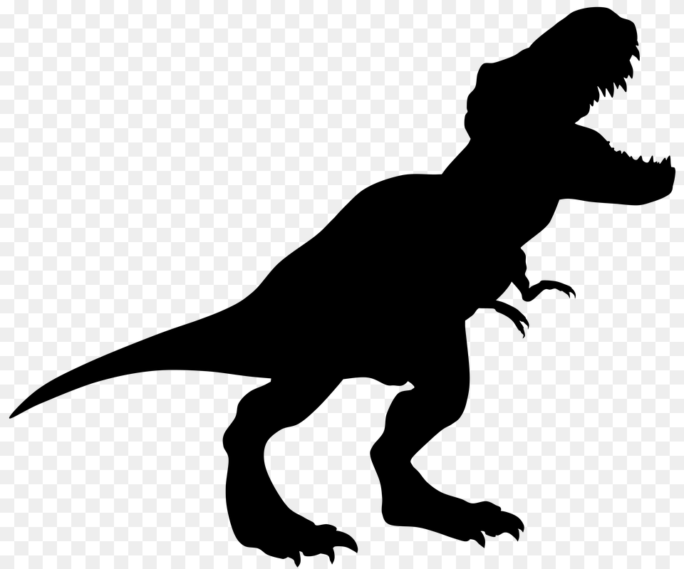 Dinosaur Black Clipart, Animal, Reptile, T-rex, Adult Png