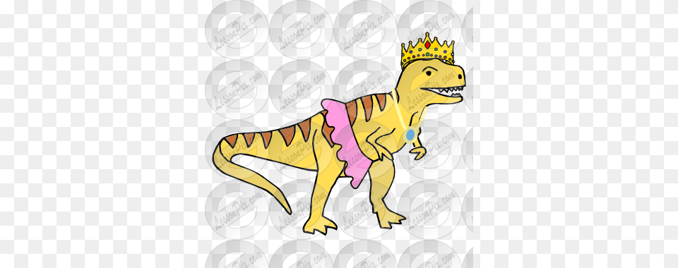 Dinosaur Clipart Princess Dinosaur, Animal, Reptile, T-rex Png Image