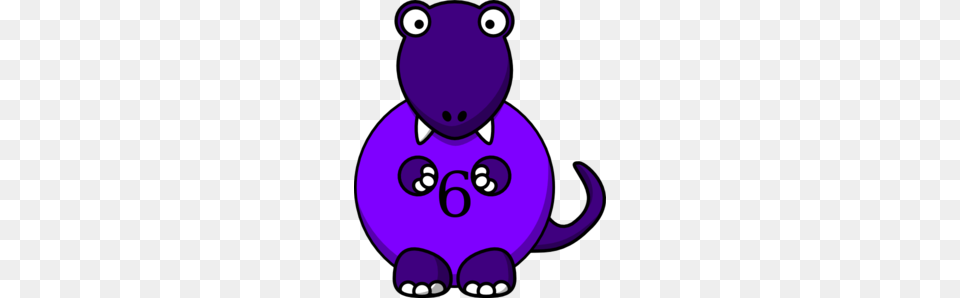 Dinosaur Clipart Purple Dinosaur, Animal, Mammal, Wildlife, Disk Free Png