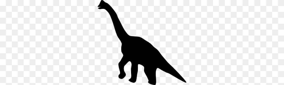 Dinosaur Cliparts Black, Gray Free Png Download