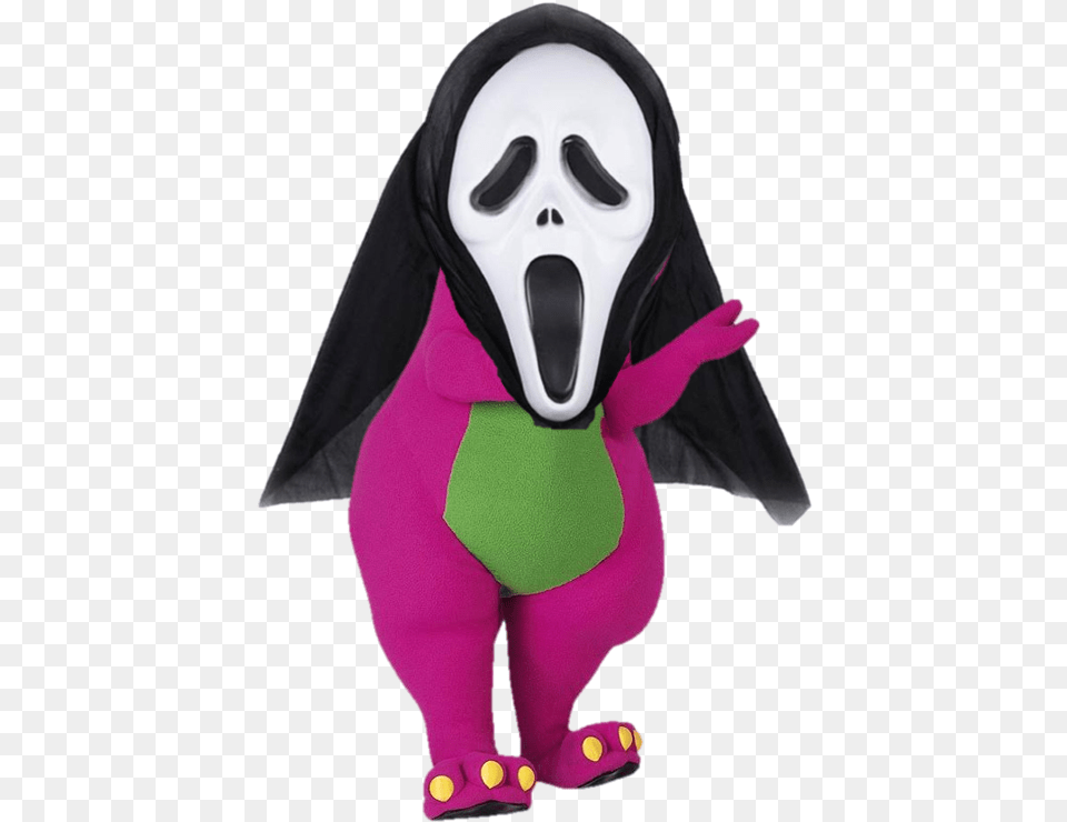 Dinosaur Costume Transparent Barney The Dinosaur, Baby, Person, Face, Head Free Png Download