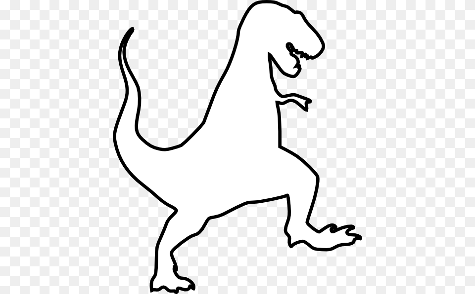 Dinosaur Head Silhouette At T Rex Silhouette, Animal, Reptile, T-rex, Kangaroo Png