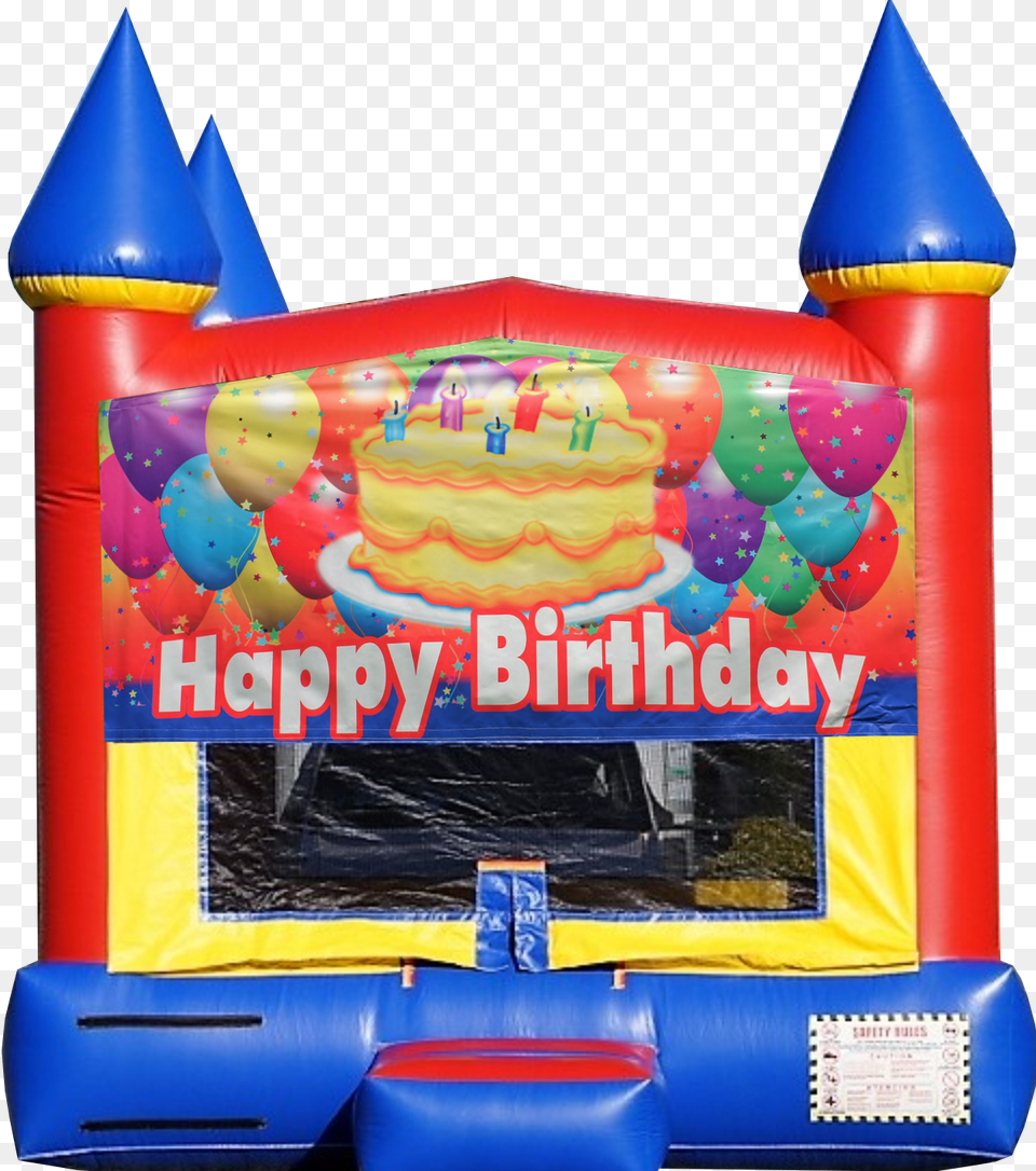 Dinosaur Inflatable Bouncer, Birthday Cake, Cake, Cream, Dessert Free Png