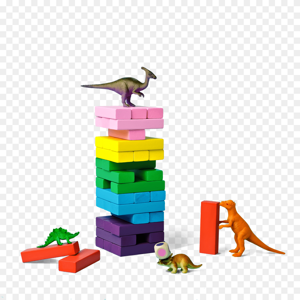 Dinosaur Jenga, Animal, Reptile, Mammal Free Png