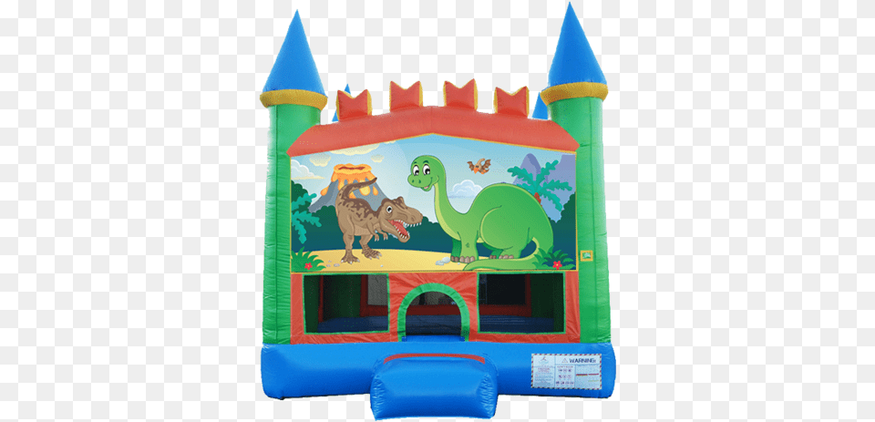 Dinosaur Kingdom Disney Princess Cone Bounce House, Inflatable, Play Area, Indoors Png