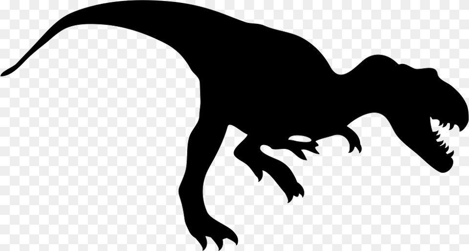 Dinosaur Mapusaurus Shape Dinosaur Silhouette, Animal, Reptile, Kangaroo, Mammal Free Png
