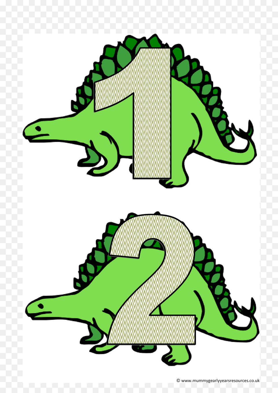 Dinosaur Number Line, Green, Animal, Reptile, Text Png