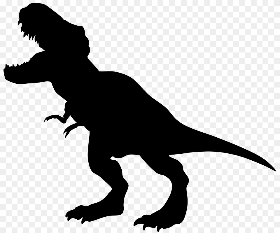 Dinosaur Silhouette Clipart Clipart Cricut, Animal, Reptile, T-rex, Adult Free Transparent Png
