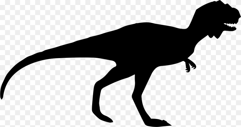 Dinosaur Silhouette Of Majungasaurus Icon Download, Animal, Reptile, T-rex, Kangaroo Free Transparent Png