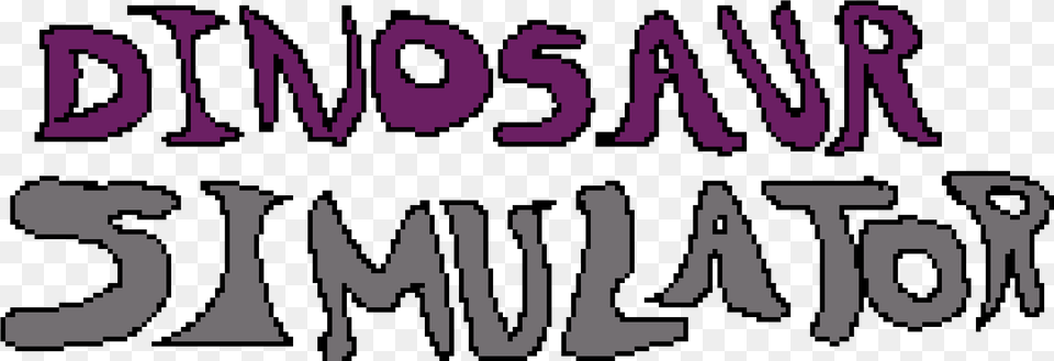 Dinosaur Simulator Roblox Pixel Art Maker Dot, Purple, Text, Blackboard Free Png Download