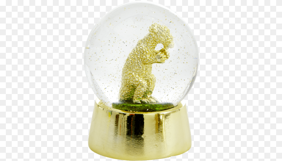 Dinosaur Snow Globe By Rice Dk Brass, Light, Plate Png Image