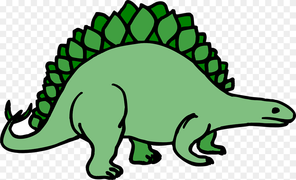 Dinosaur Stegosaurus Ancient Spikes Prehistoric, Animal, Fish, Sea Life, Shark Free Png Download