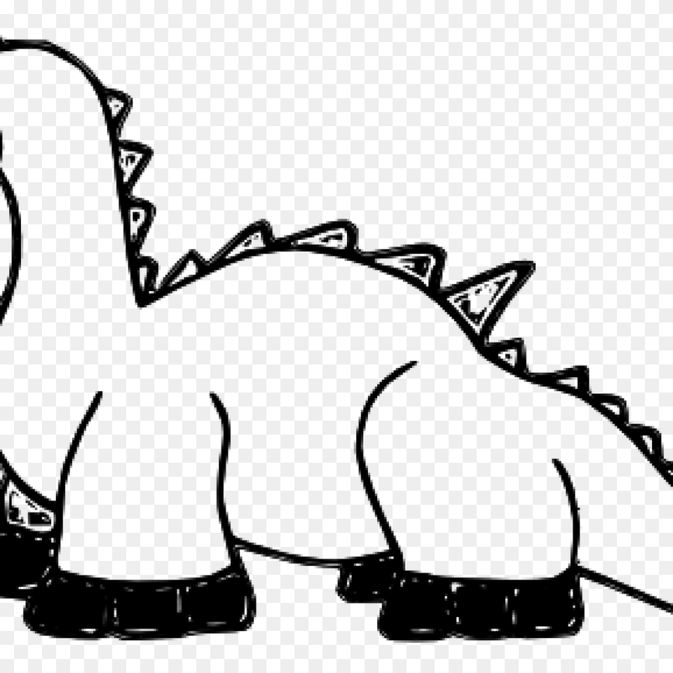 Dinosaurs Clipart Vector, Gray Free Transparent Png