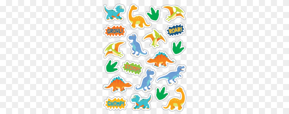 Dinosaurs Stickers Fun Express 12 Dinosaur Sticker Book, Pattern, Animal, Bird Png Image