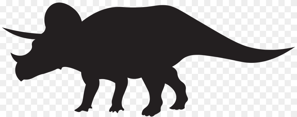 Dinosaurs Triceratops Silhouette Clip Art Gallery, Gray Png Image