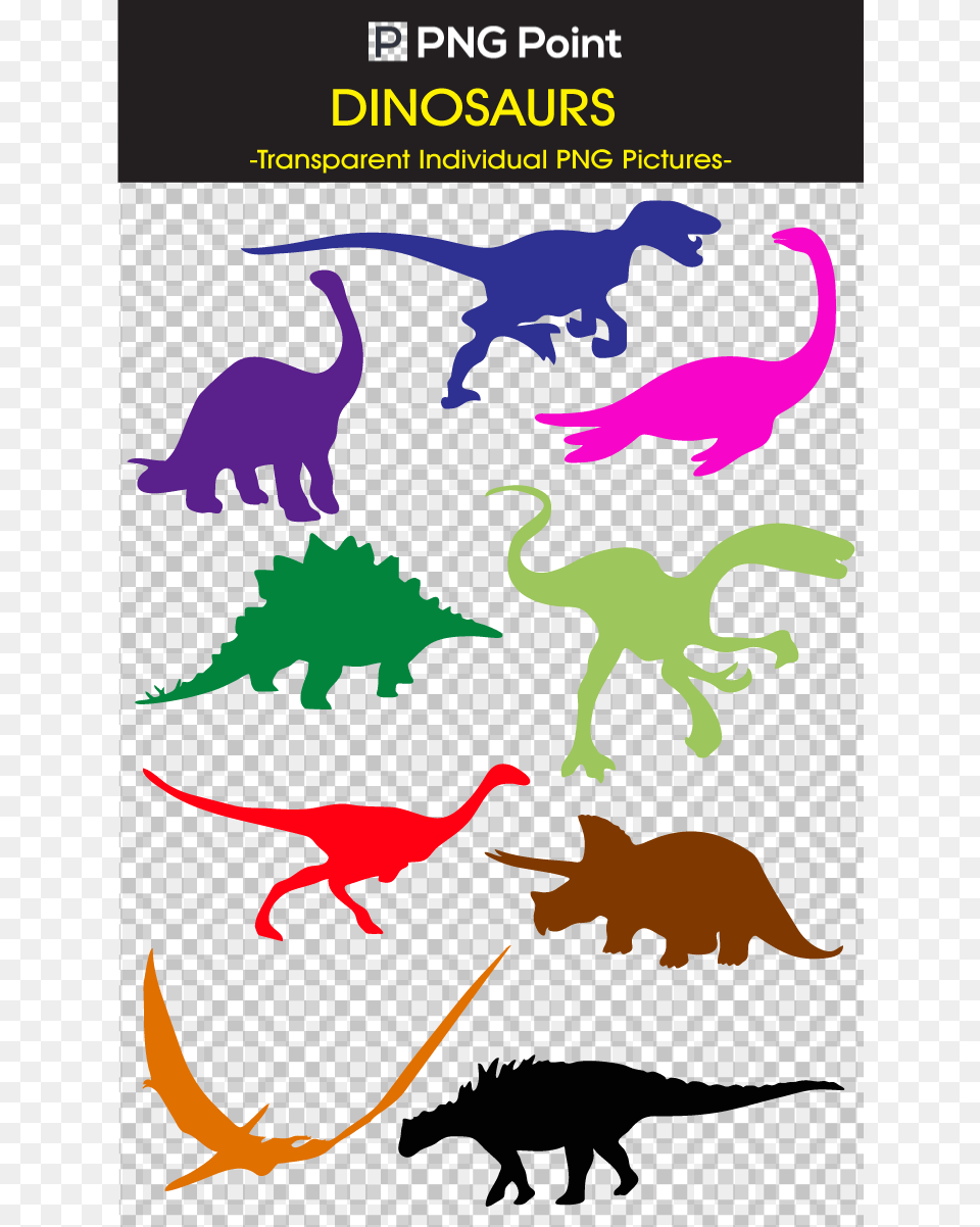 Dinosaurs Vector Background Stegosaurus Dinosaur Vinyl Wall Sticker, Animal, Bird, Reptile Free Transparent Png