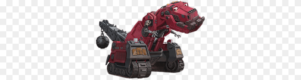 Dinotrux Character Ty The Leader, Bulldozer, Machine, Transportation, Vehicle Png