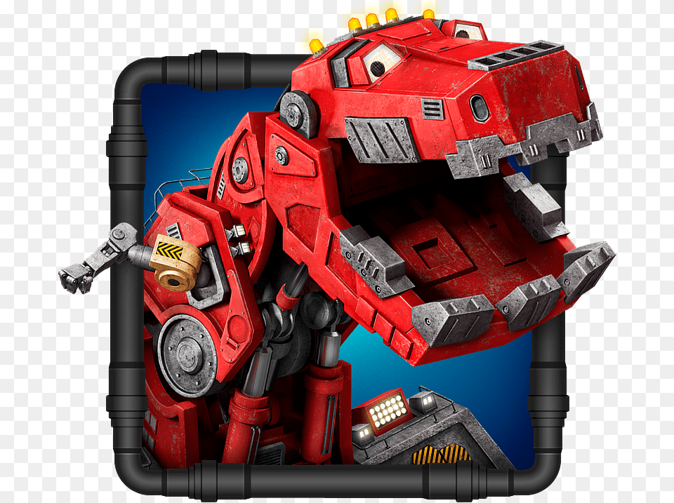 Dinotrux Character Ty Thumbnail, Toy, Robot, Machine, Wheel Free Png